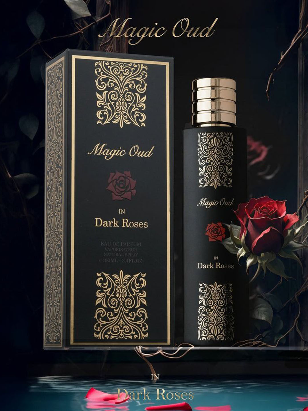 Paris Corner Perfumes Magic Oud Dark Roses Long Lasting Eau De Parfum - 100 ml