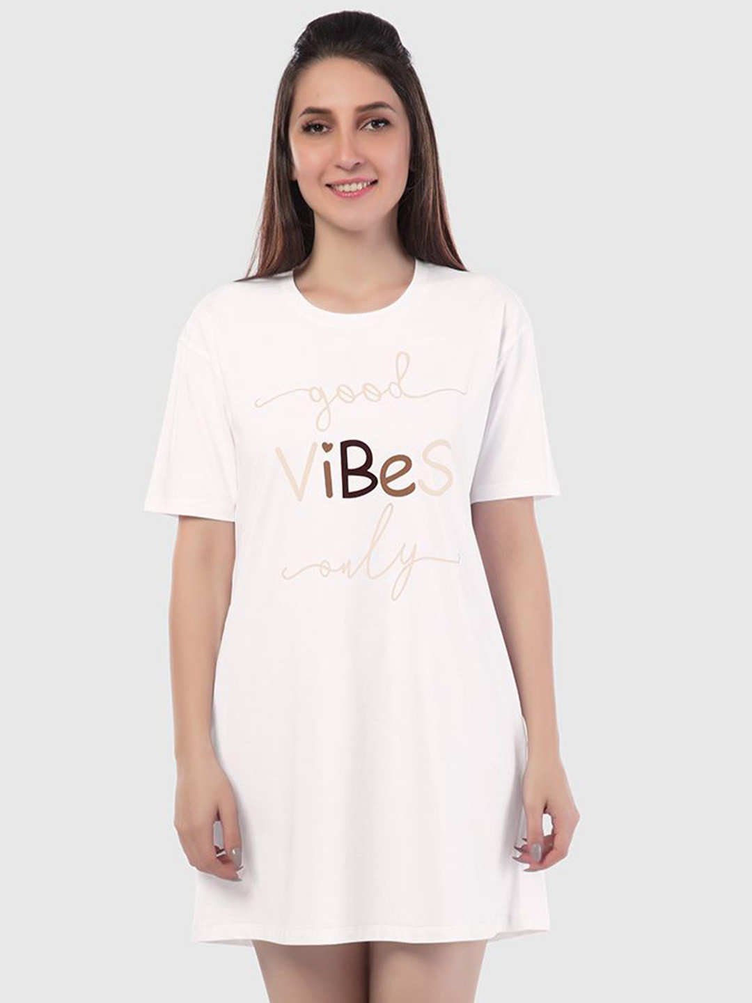 Juliet Women Print T-shirt Dress