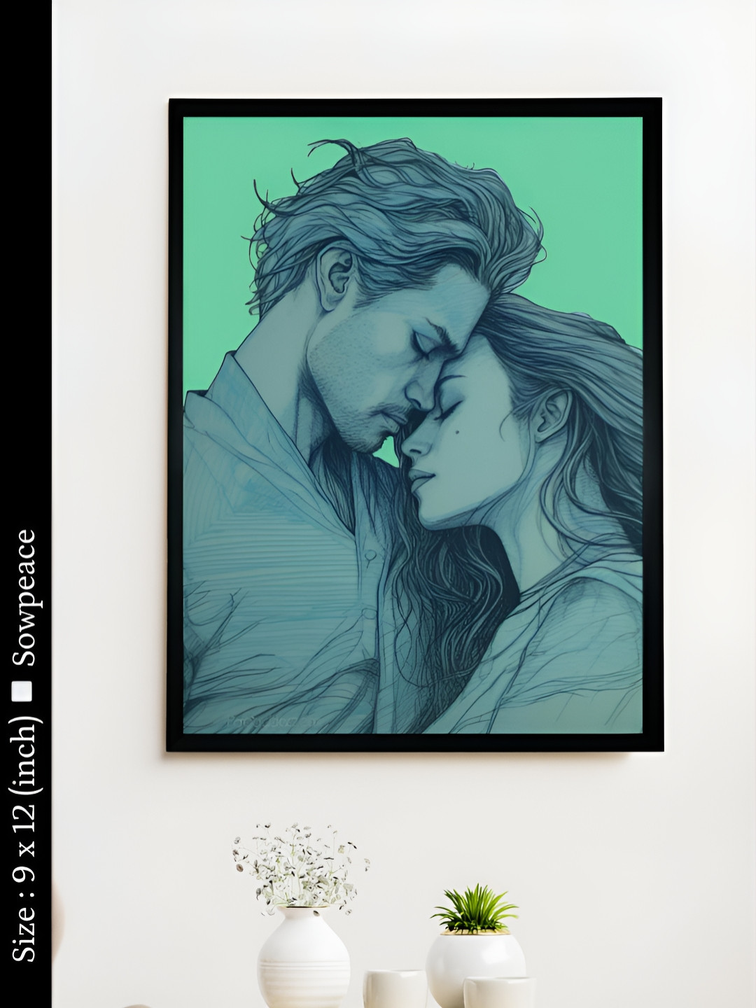 SOWPEACE Romantic Lines Canvas Wall Rectangle Paintings Wall Art