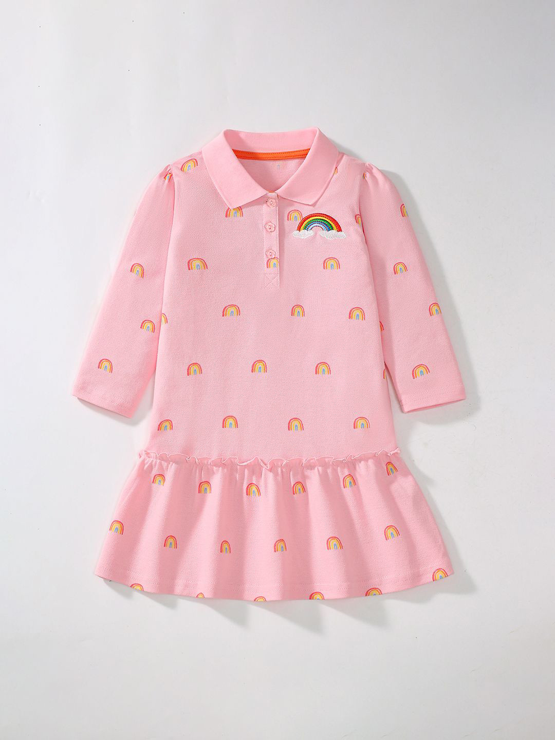 JC SPARKLE Girls Printed Cotton T-shirt Dress