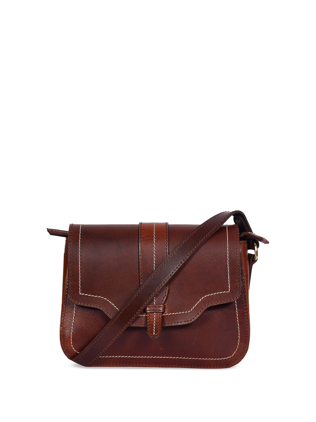 Celtic Elevate Solid Leather Structured Sling Bag