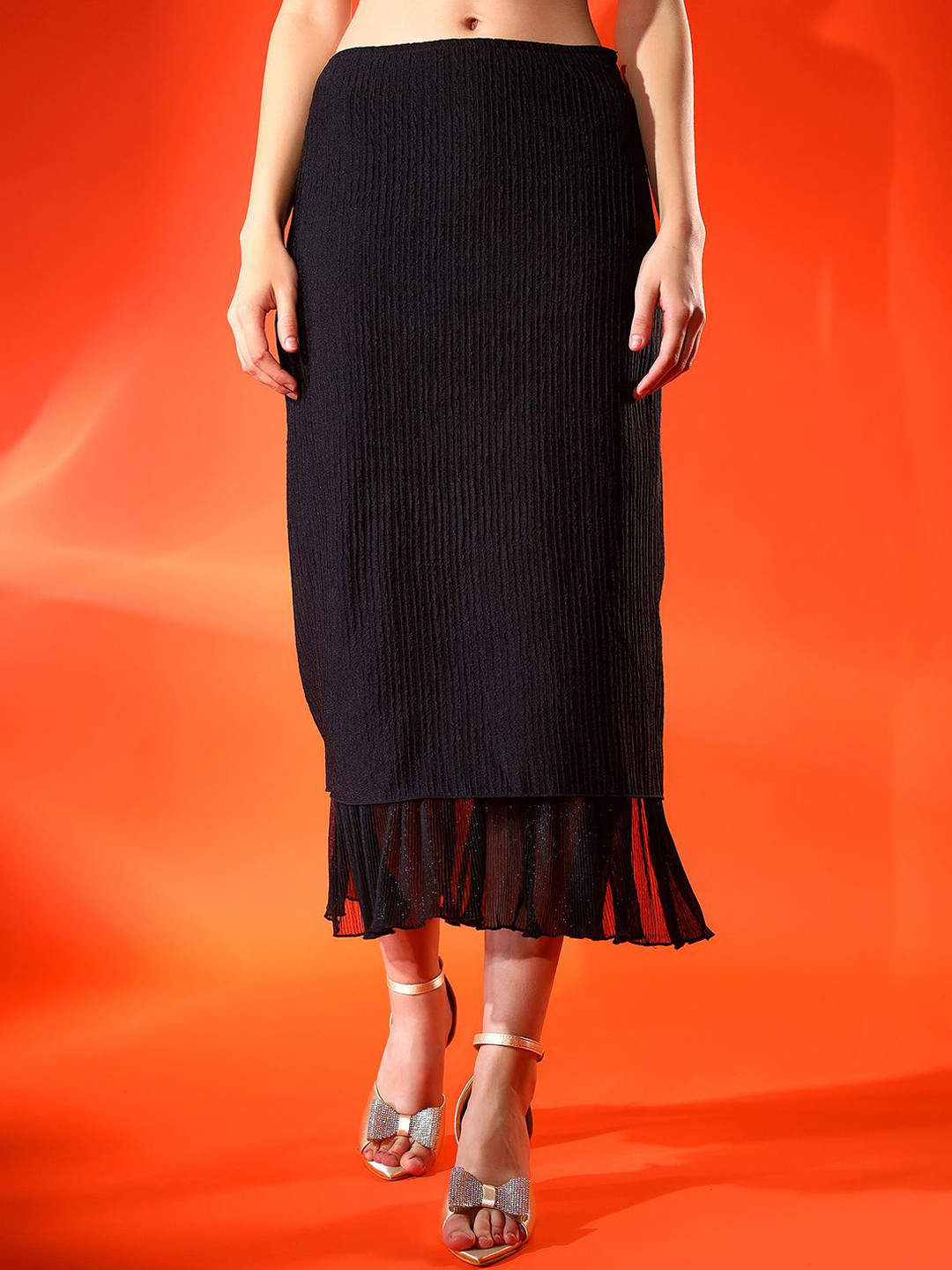 Justin Whyte Straight Maxi Skirt