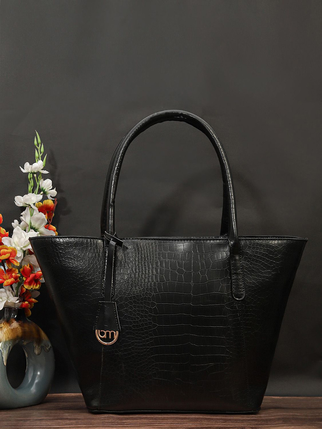 Bagsy Malone Animal PU Half Moon Tote Bag