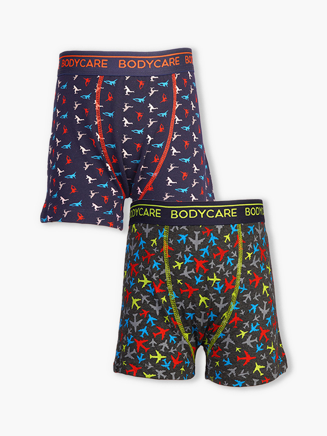 Bodycare Boys Pack Of 2 Printed Cotton Trunks KGA2083C-PK006