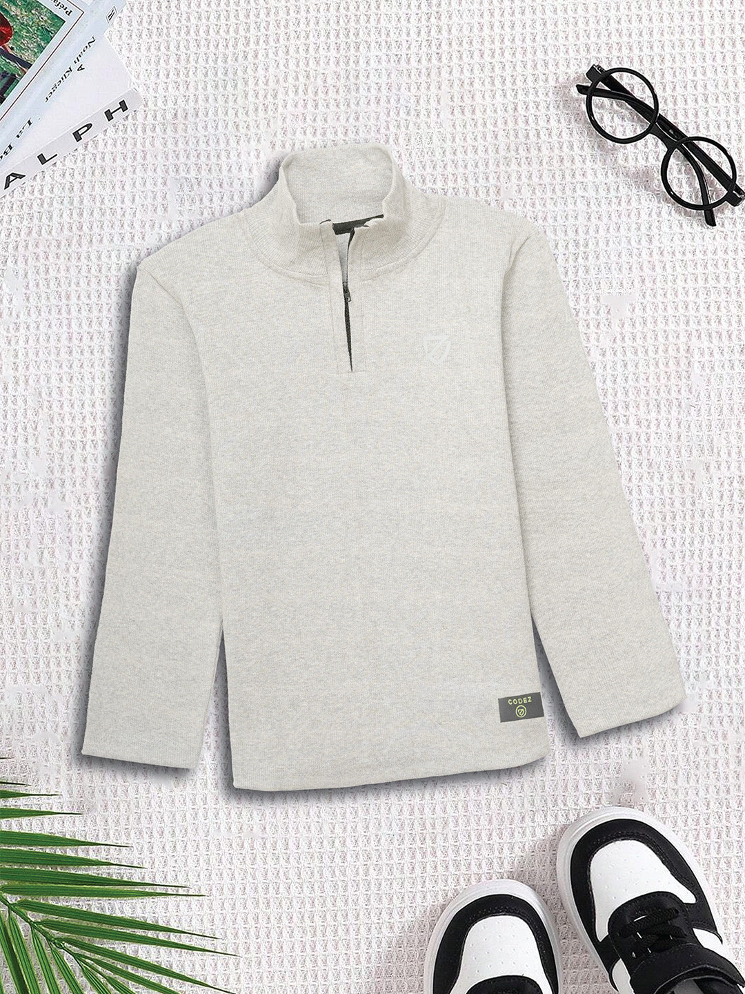 CODEZ Boys High Neck Sweatshirt