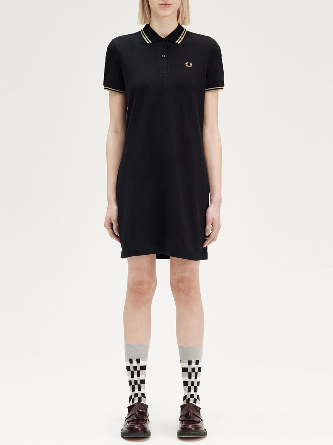 Fred Perry Women Cotton T-shirt Dress