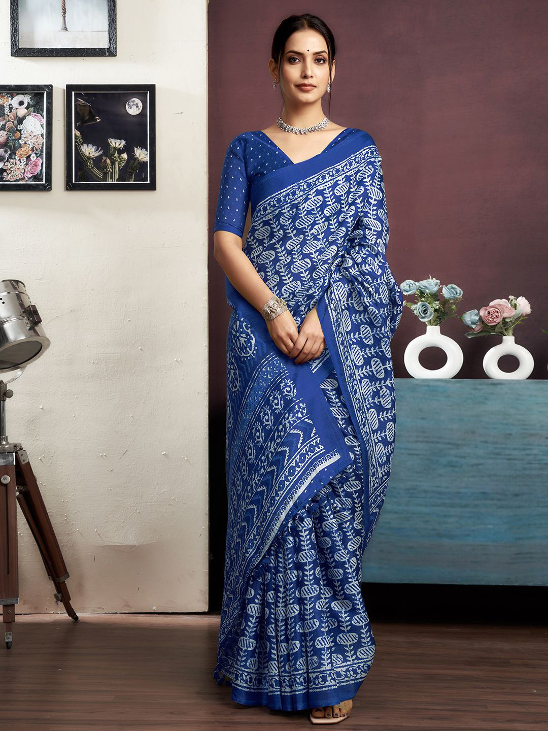 KALINI Batik Printed Saree