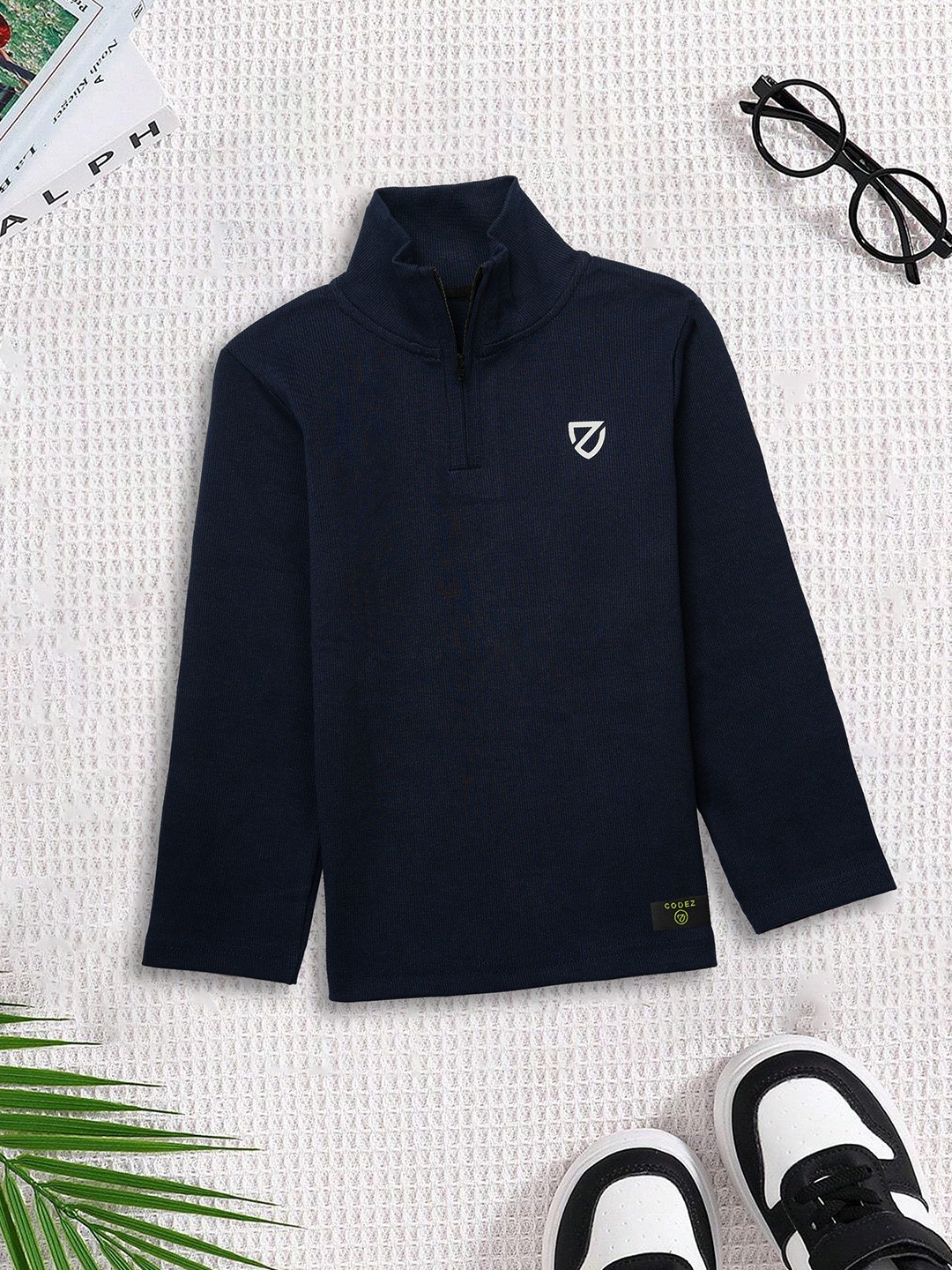 CODEZ Boys High Neck Sweatshirt