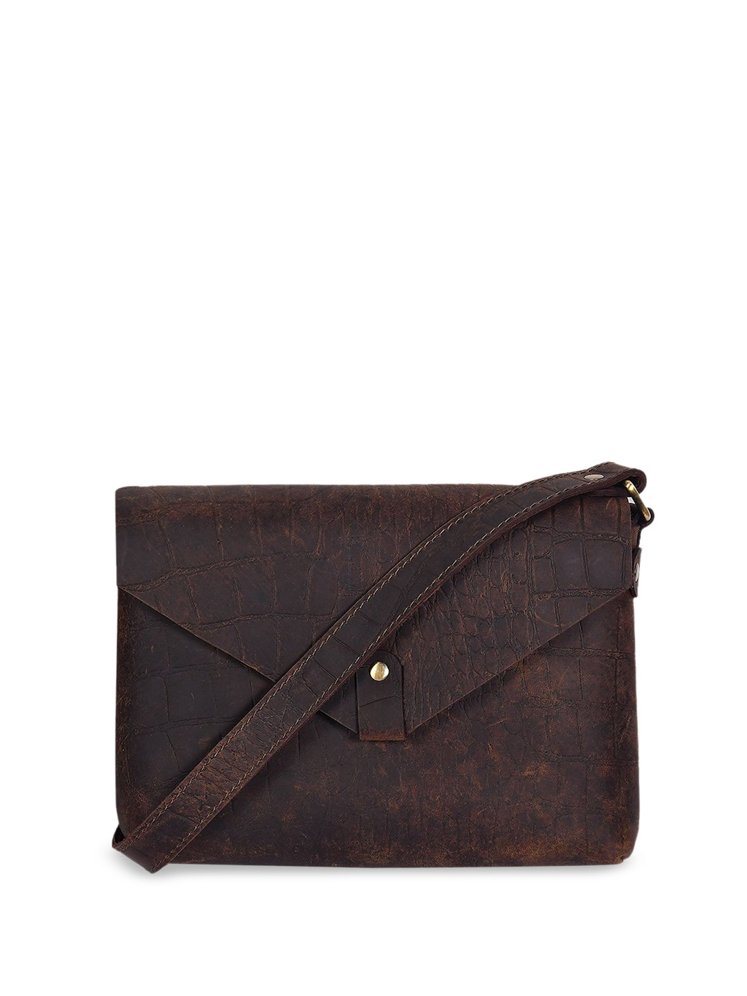 Celtic Women Self Design Leather Structured Sling Bag