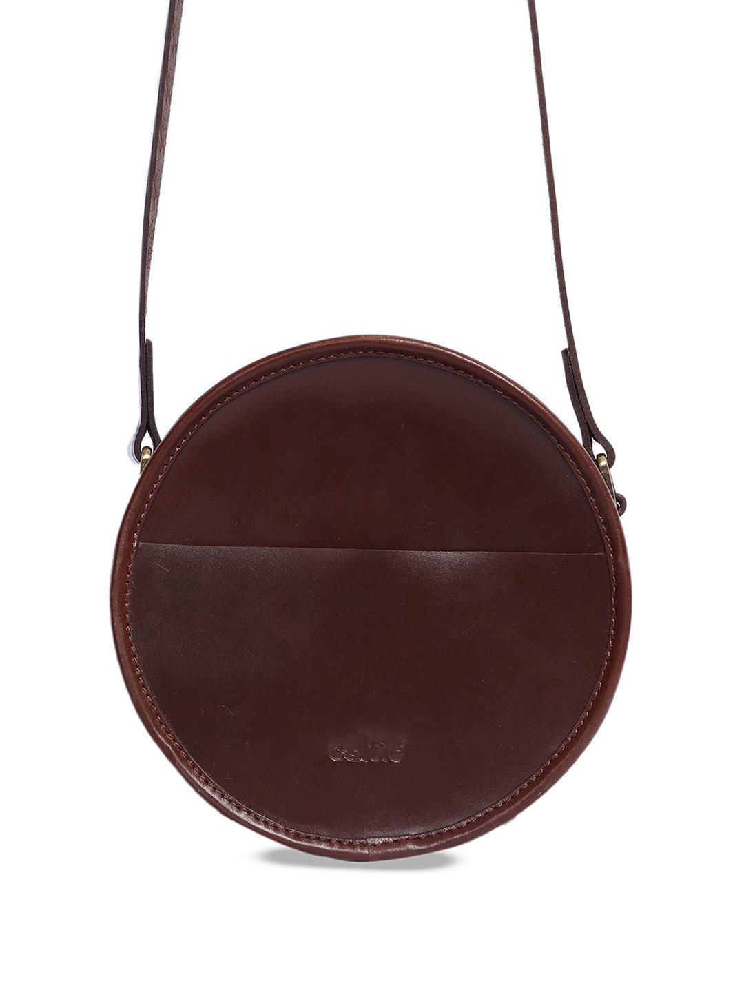 Celtic Leather Crossbody Sling Bag