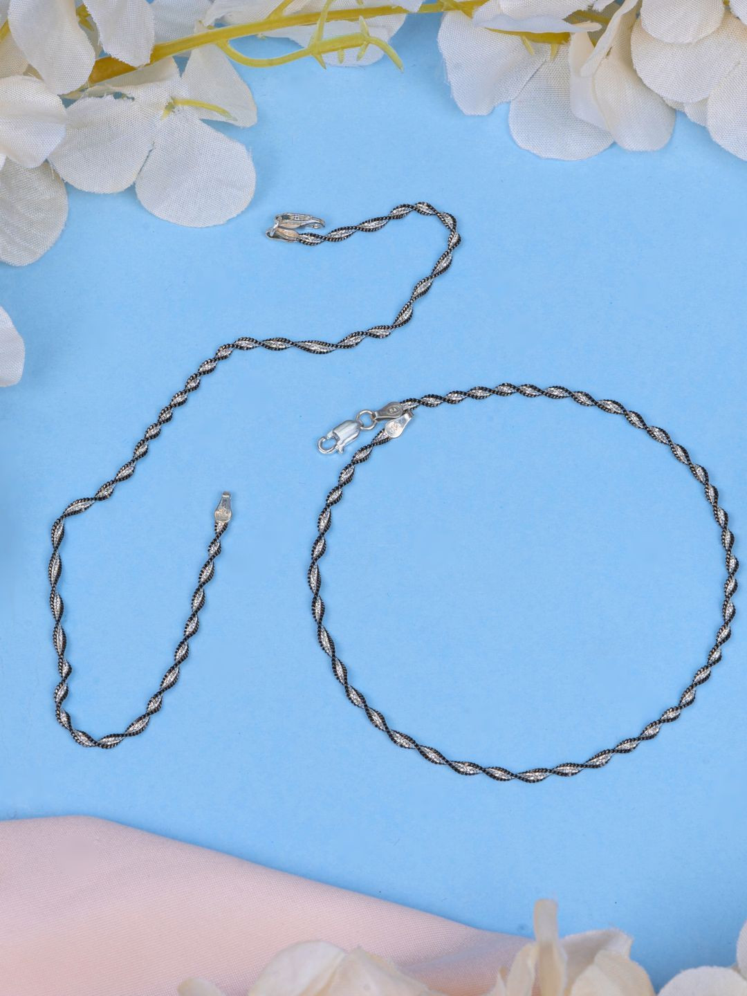 GLYTERS Paramore Rhodium-Plated Anklets