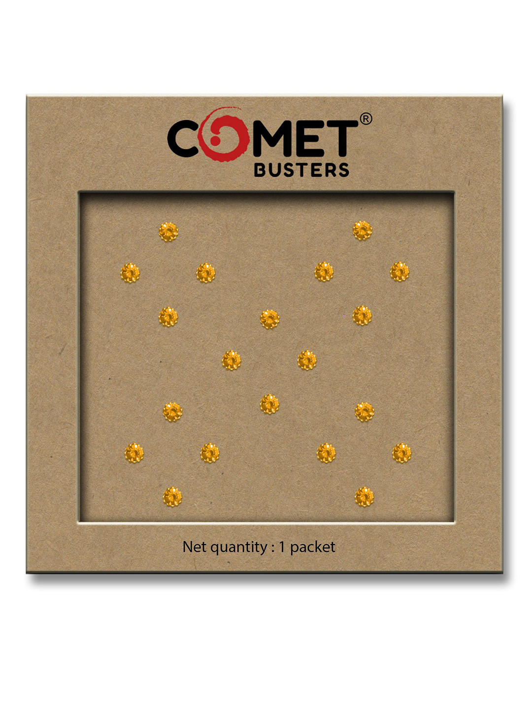 Comet Busters Beautiful Traditional Circular Bindi - Gold