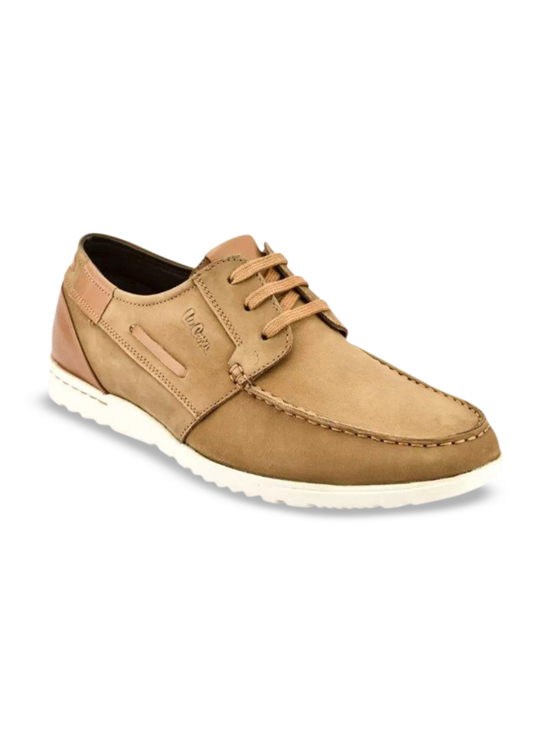 Lee Cooper Men Leather Lace-Ups Boat Shoes