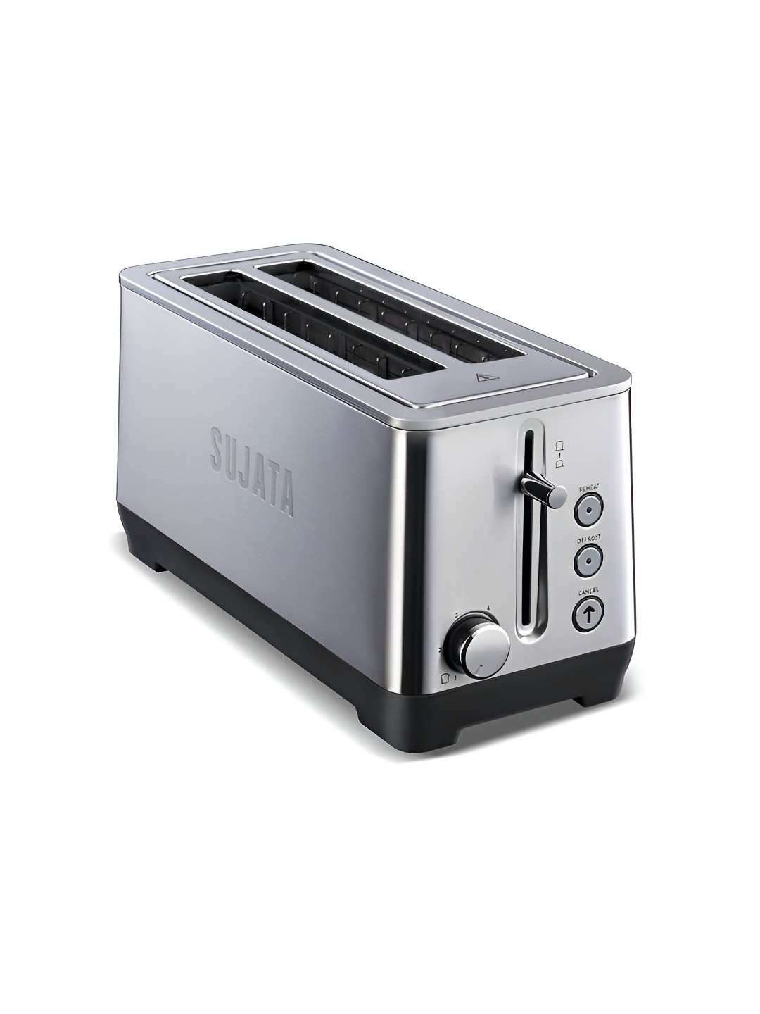 Sujata PT12 1500W Stainless Steel 4-Slice Pop-Up Toaster, 7 Heating Modes, Cool Touch