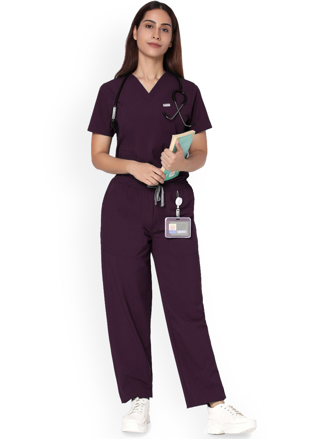 KNYA Ecoflex Lite Active V-Neck Top and Trousers