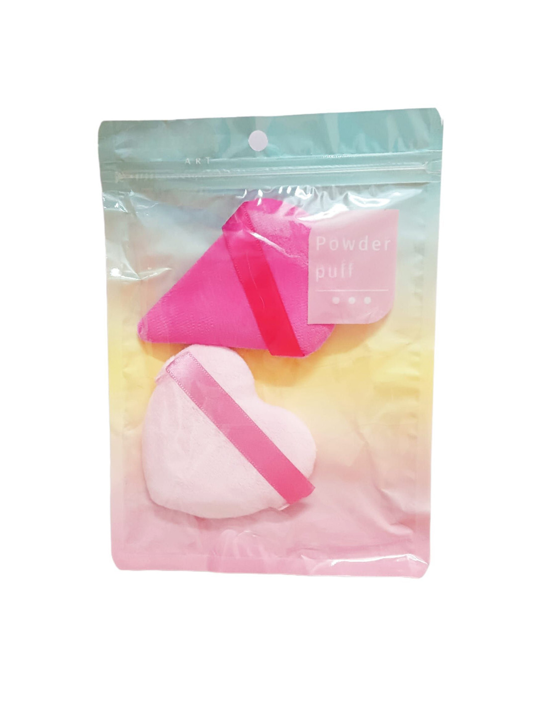 Facejewel Pizza Sponge & Heart Puff Combo Set