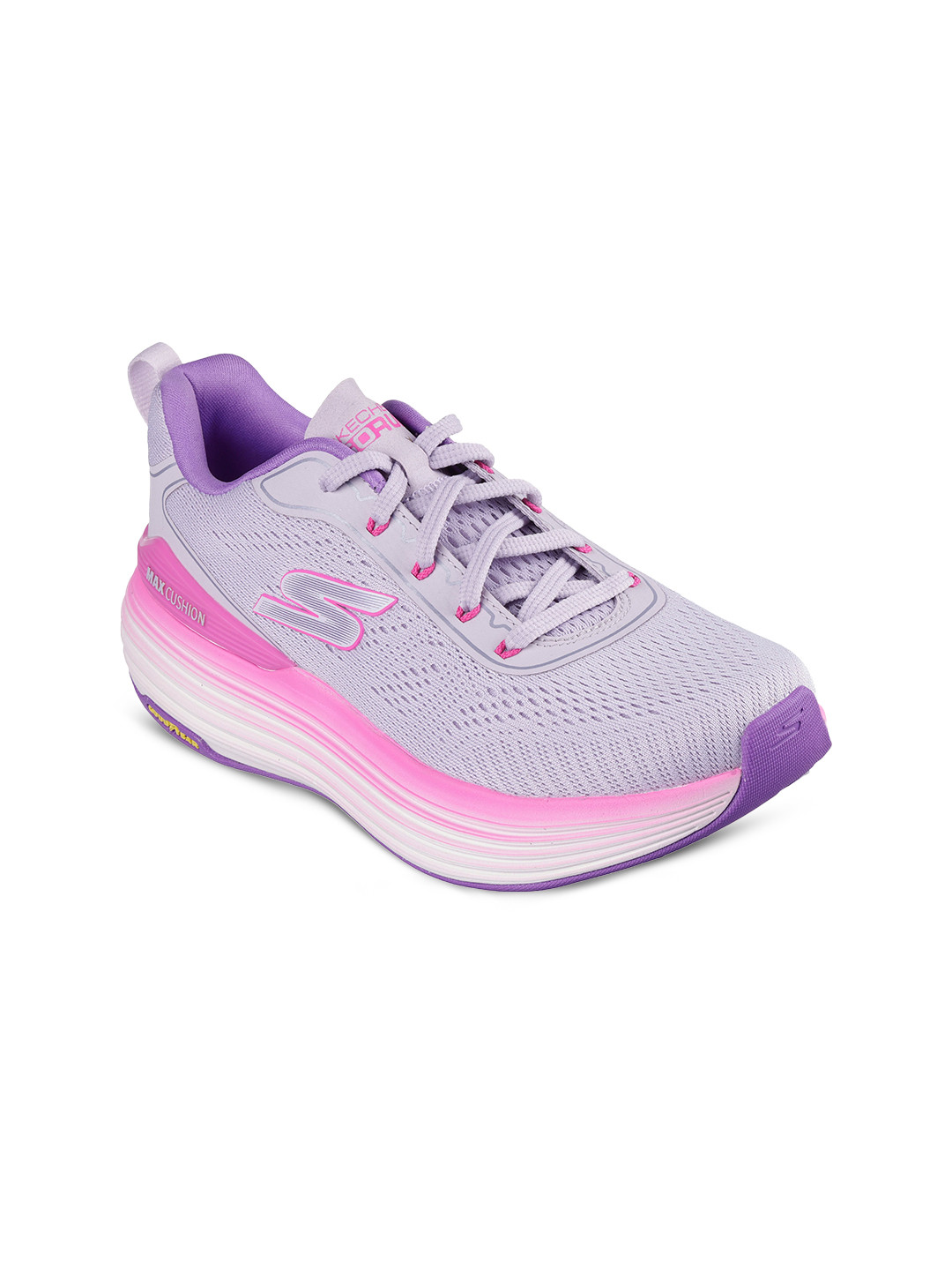 Skechers Women Colorblocked Lace Ups Non-Marking Round Toe Running Shoes