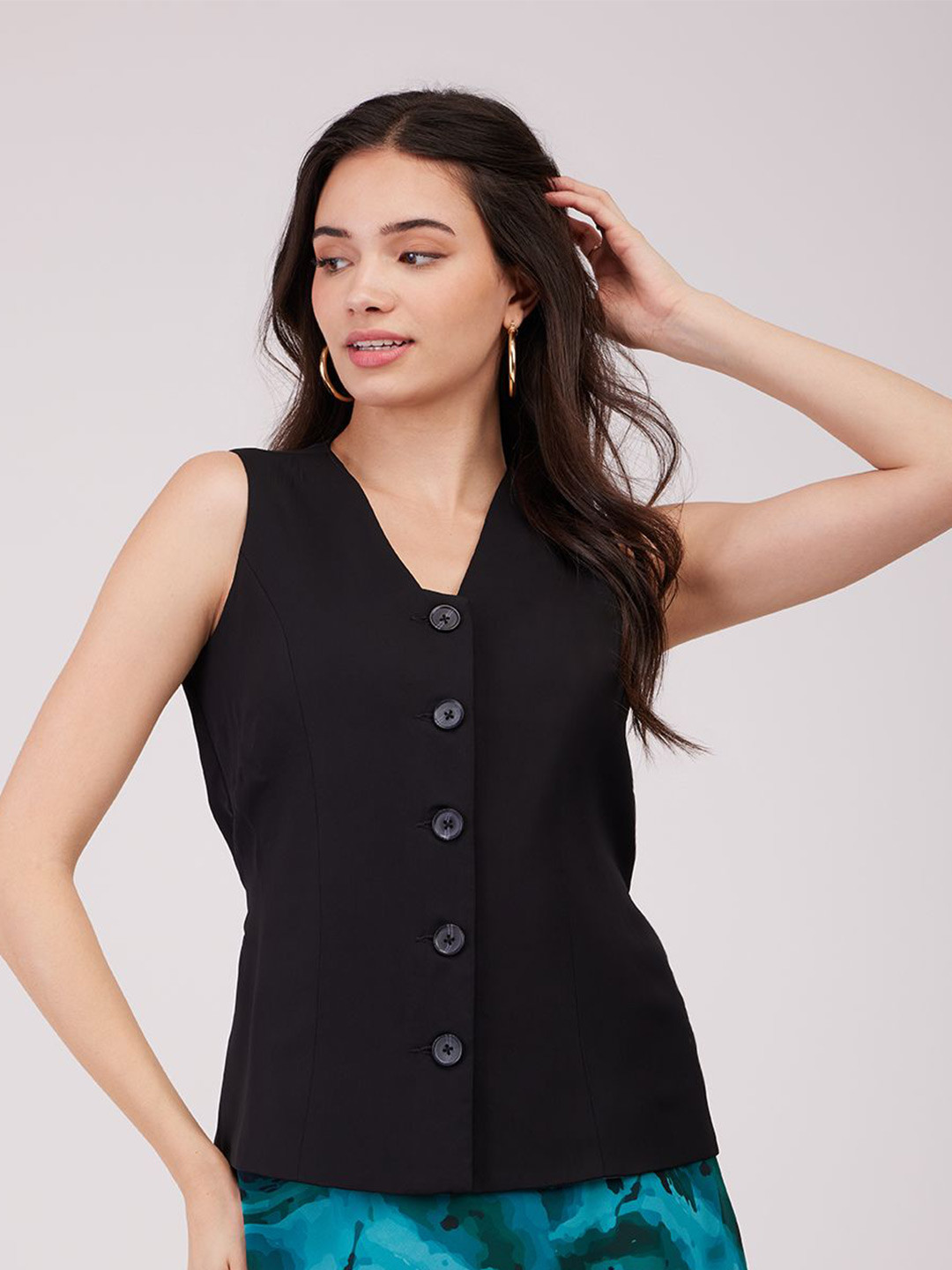 FableStreet Placket Detail Formal Waistcoat