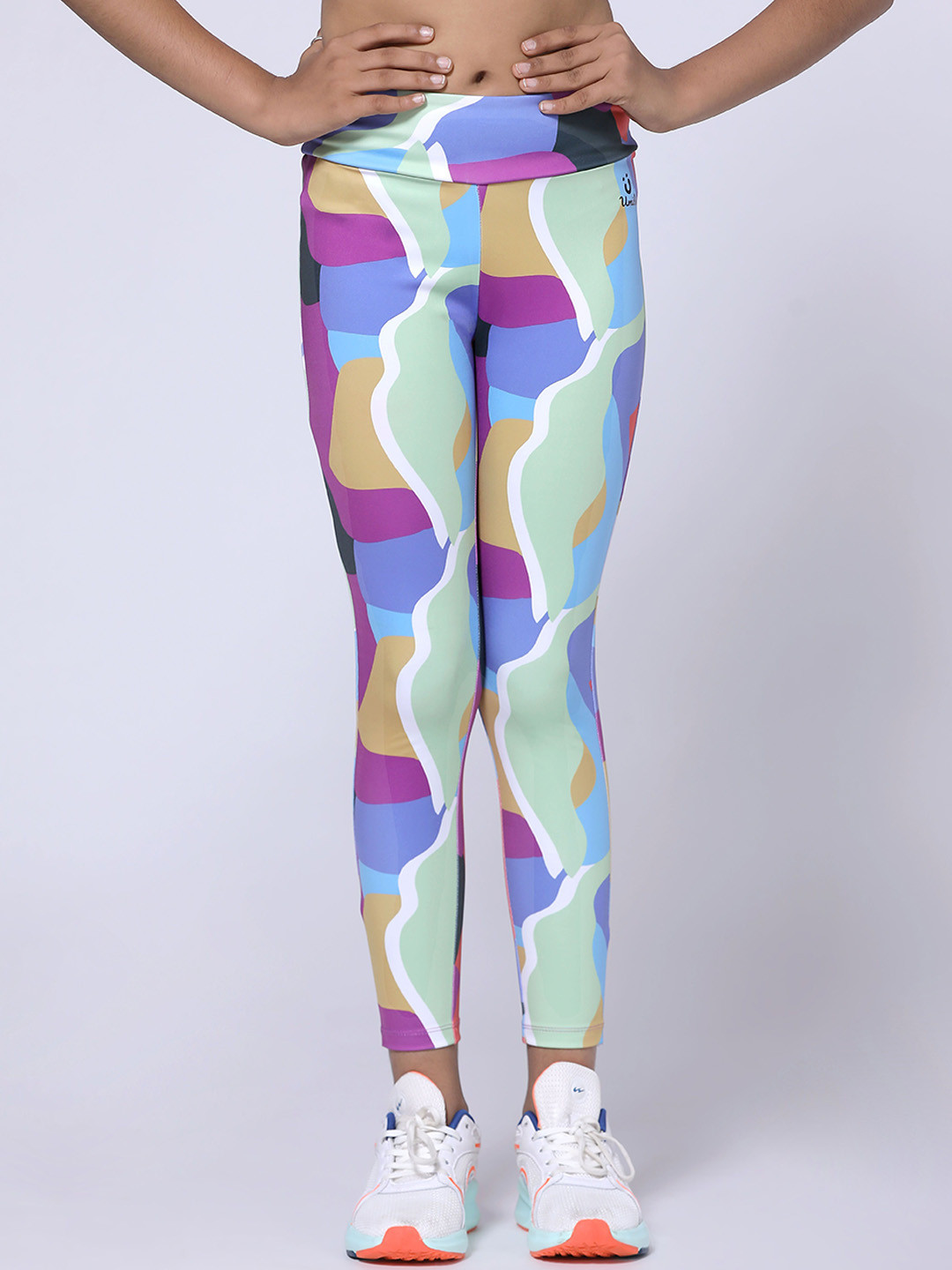 UMILDO Girls Printed Ankle-Length Tights