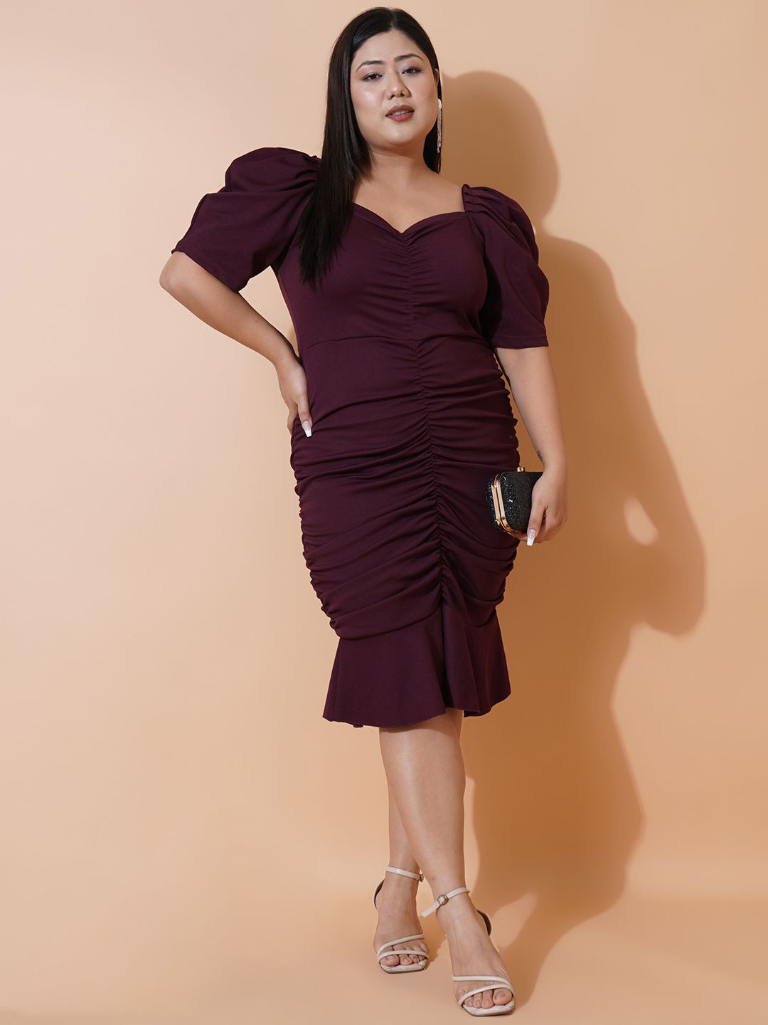 U&F Scuba Sheath Plus size Dress
