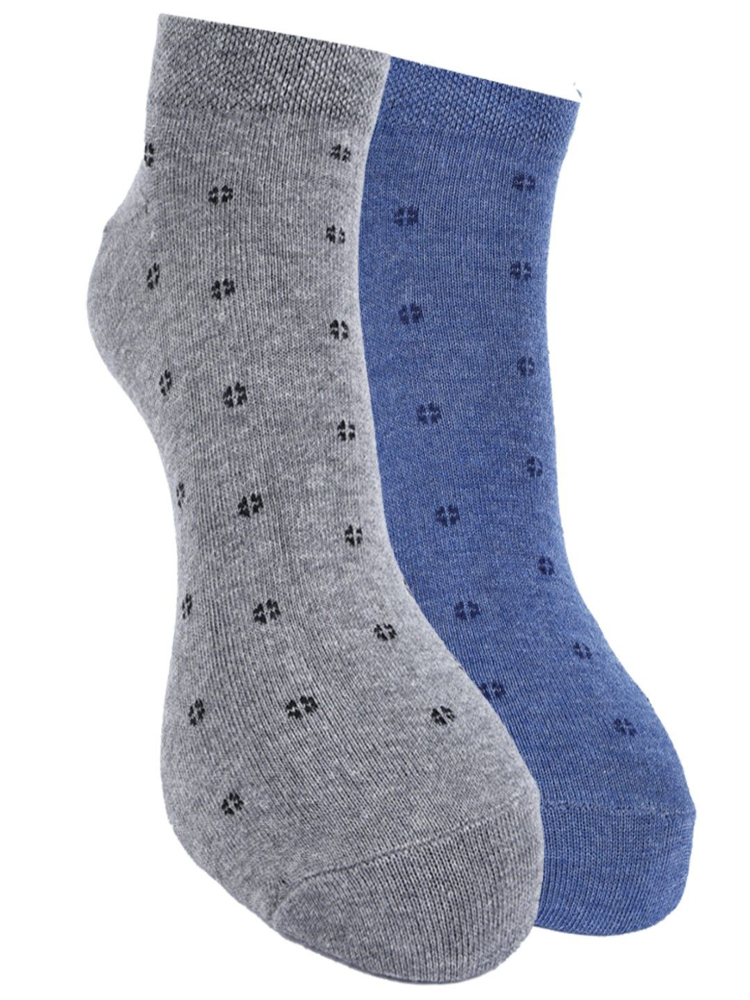 Force NXT Men Pack Of 2 Patterned Ankle-Length Socks