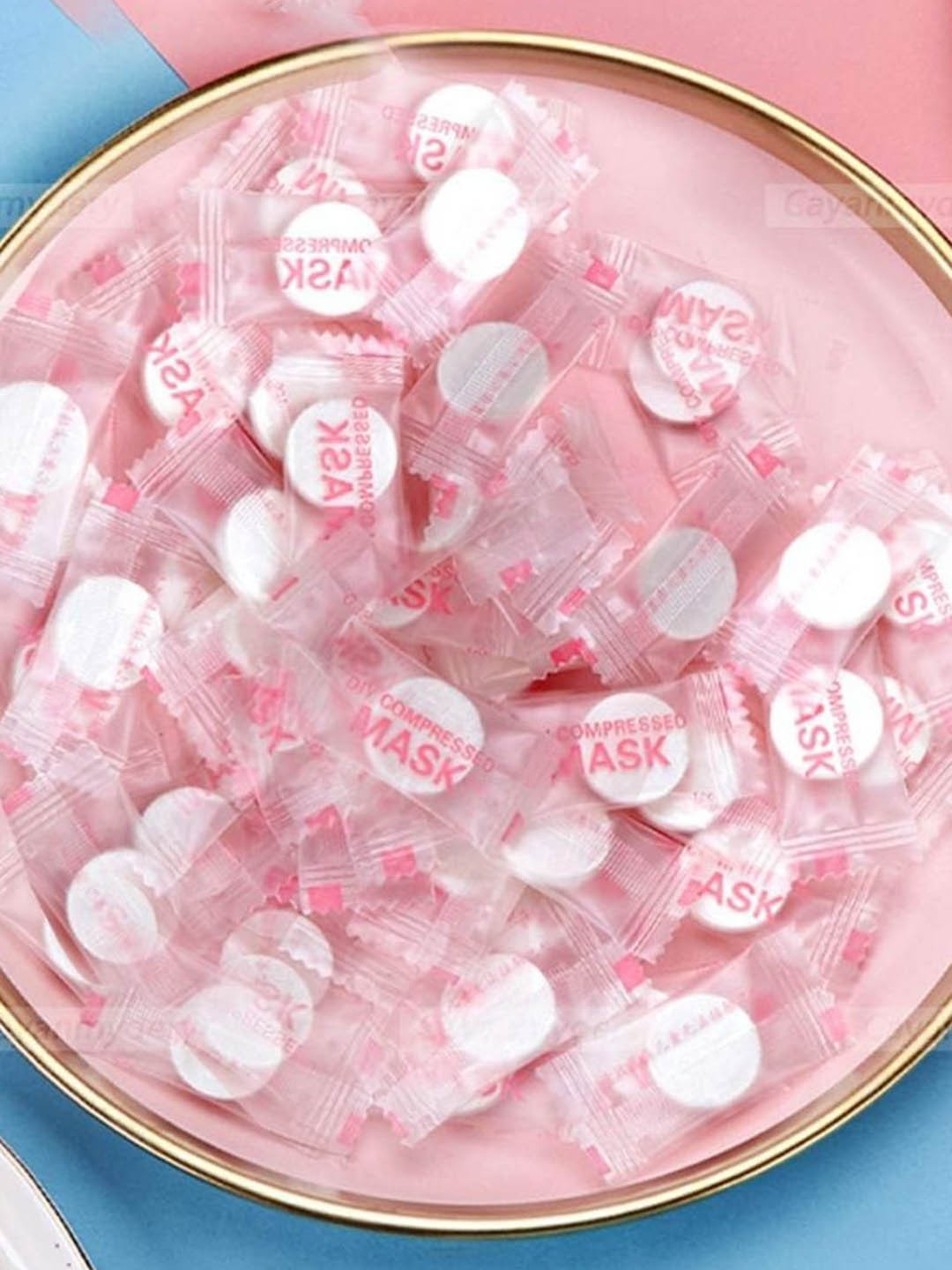 RANORE Set Of 50 Compressed Face Spa Sheets Mask For Anti-Ageing