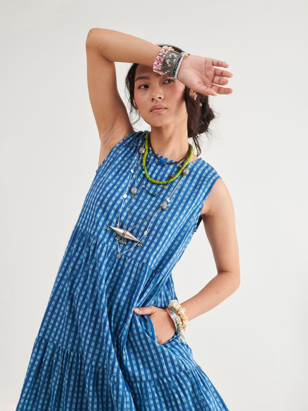 Prakriti Jaipur Print A-Line Dress