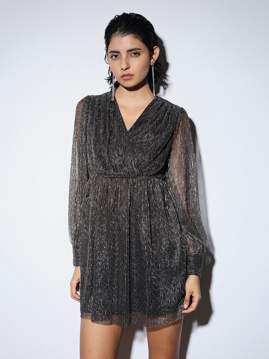 ONLY Embellished V-Neck Dress