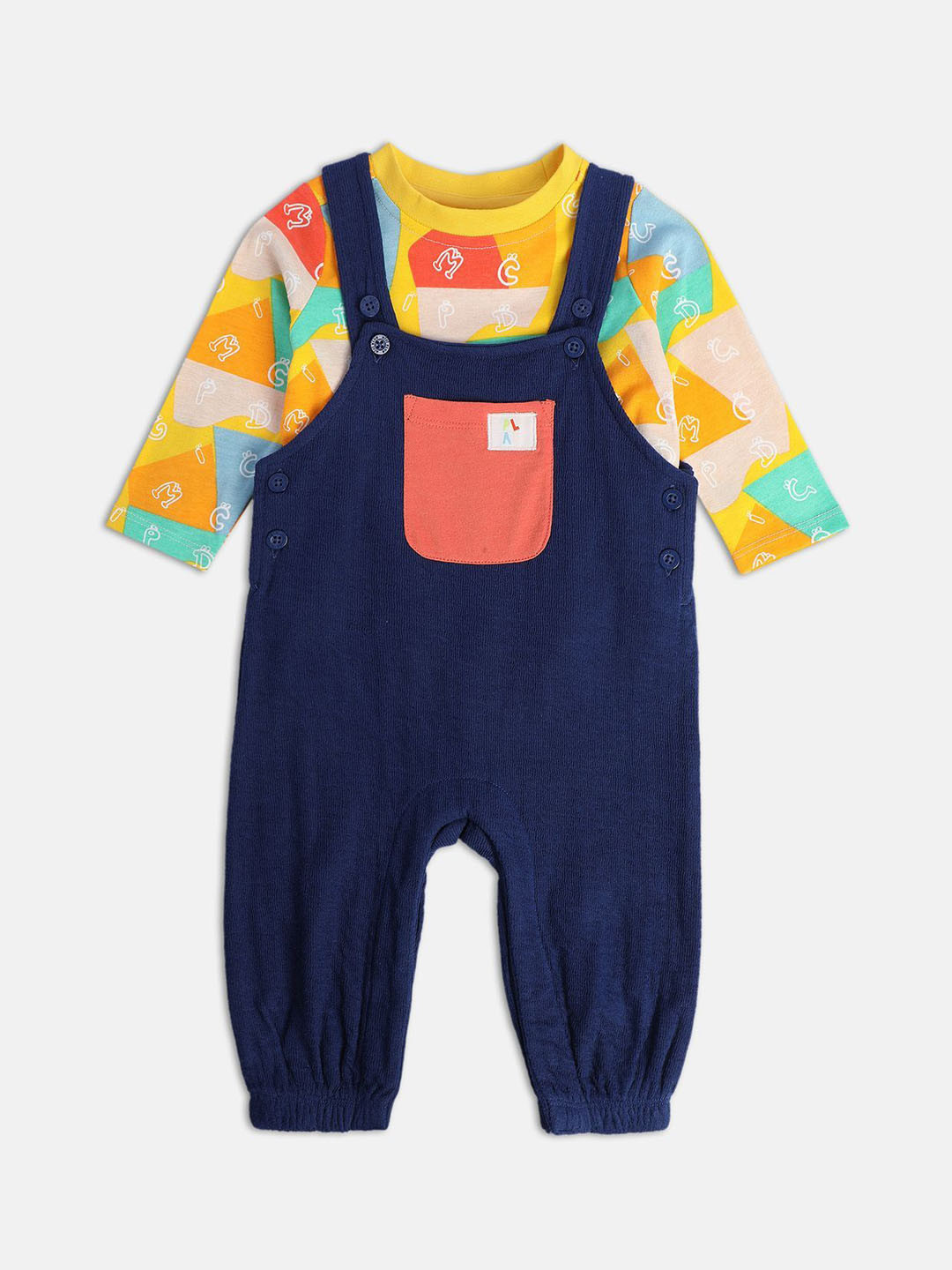 MINI KLUB Infants Boys Straight-Leg Dungarees With T-Shirt
