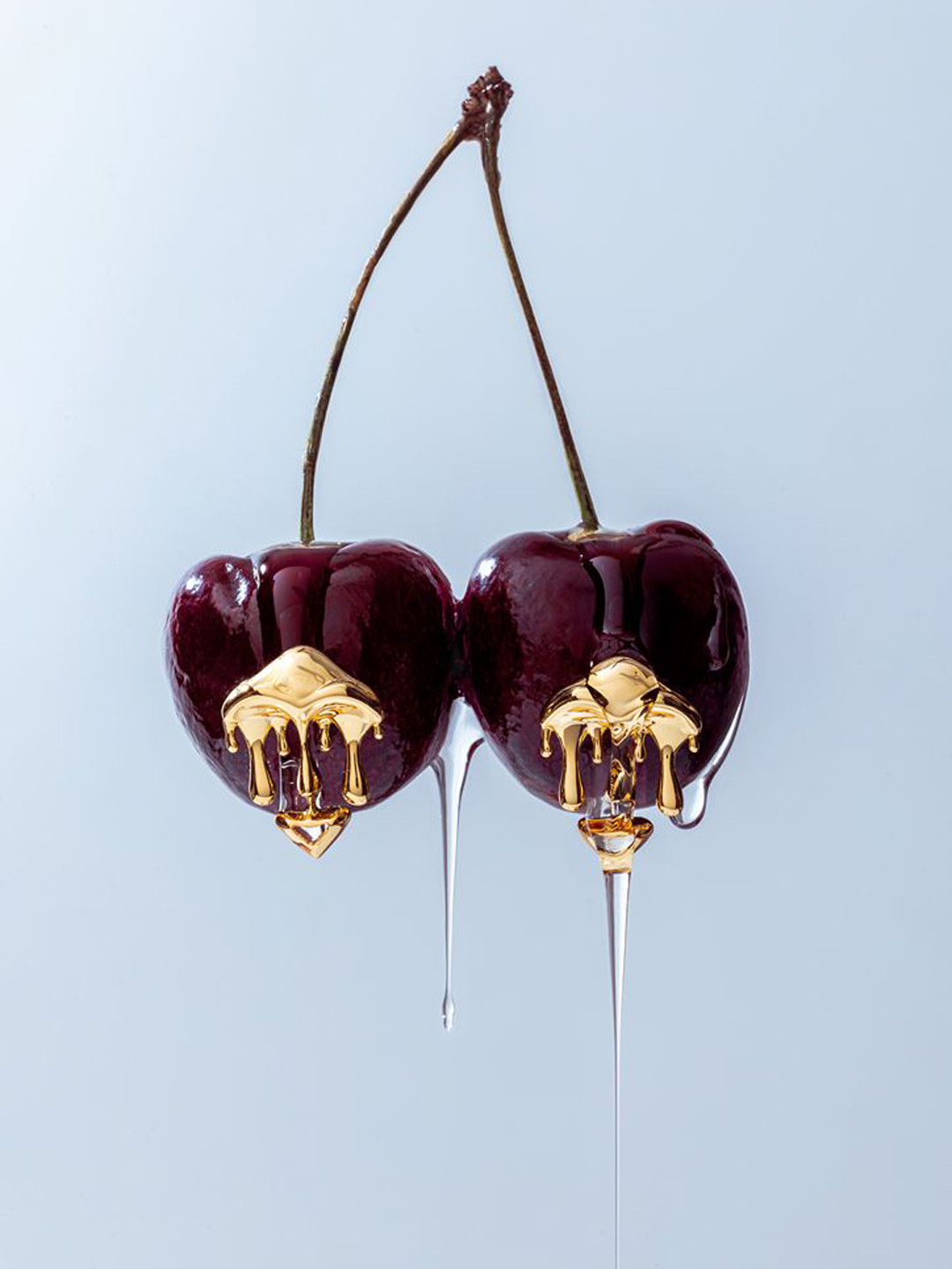 Outhouse The Shroom Gold-Plated Brass Contemporary Studs Earrings