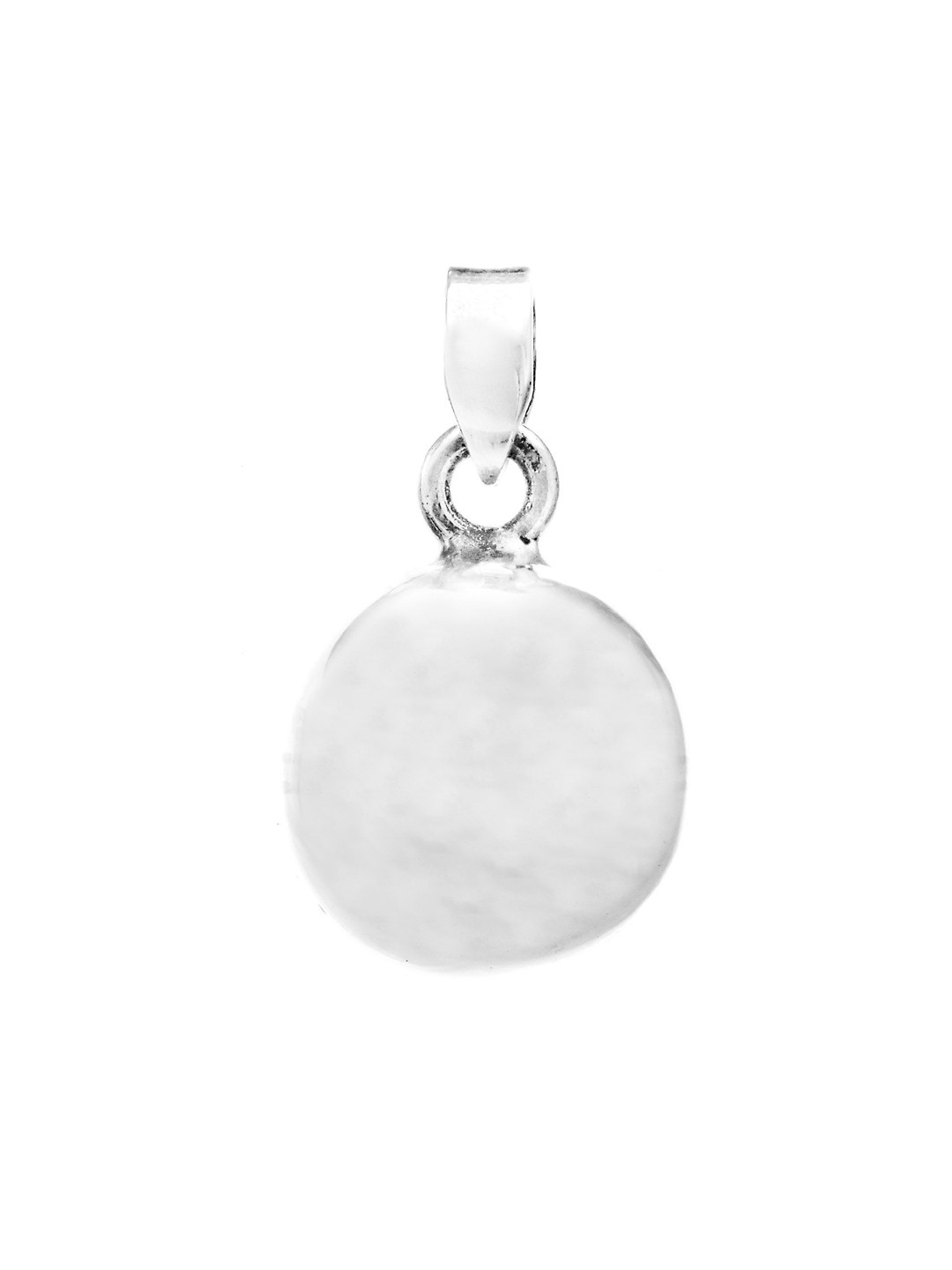 Exotic India Sterling Silver Ball Pendant