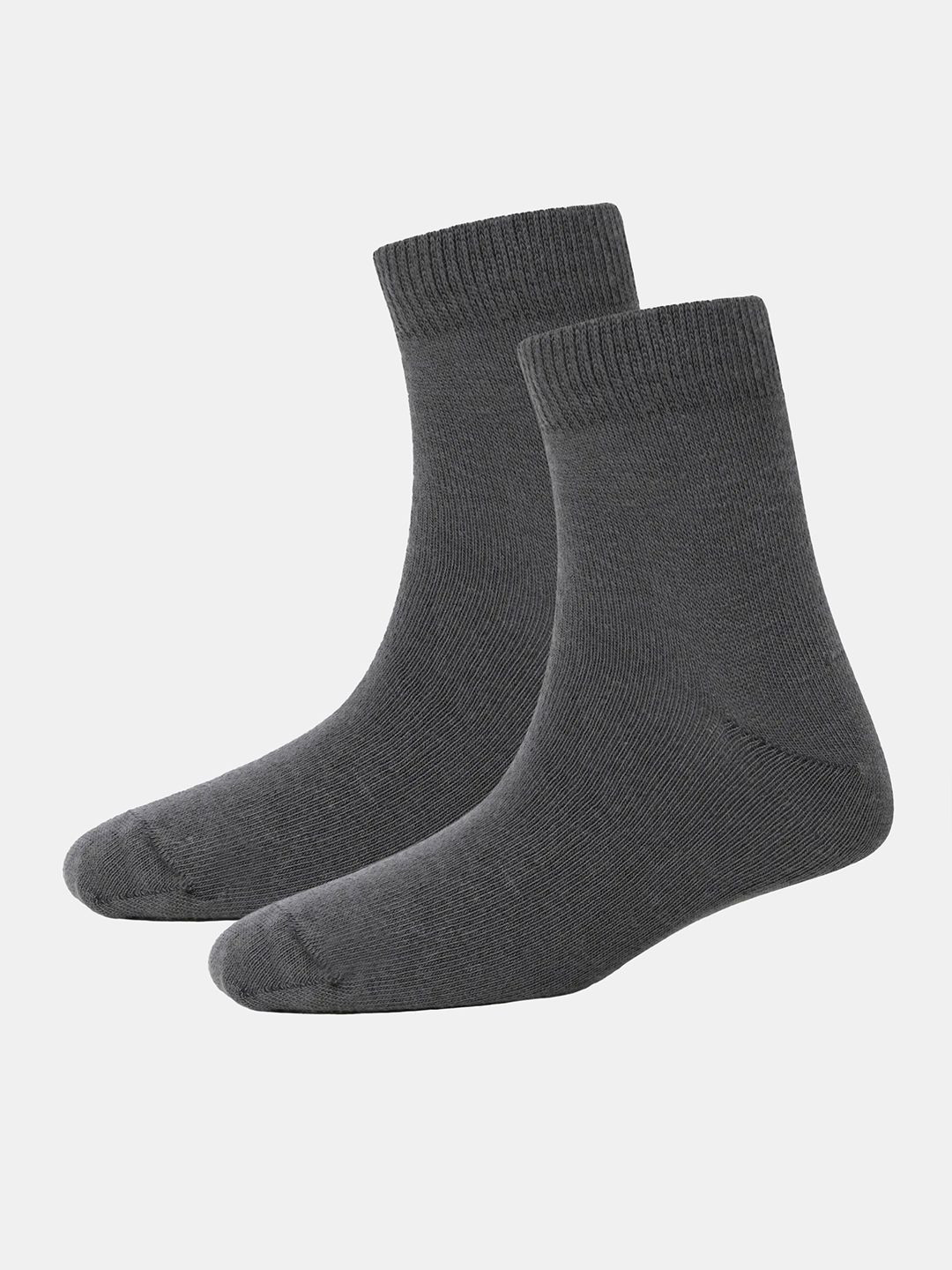Jockey Pack Of 2 Kid's Cotton Solid Ankle Length Socks With StayFresh Treatment-7801