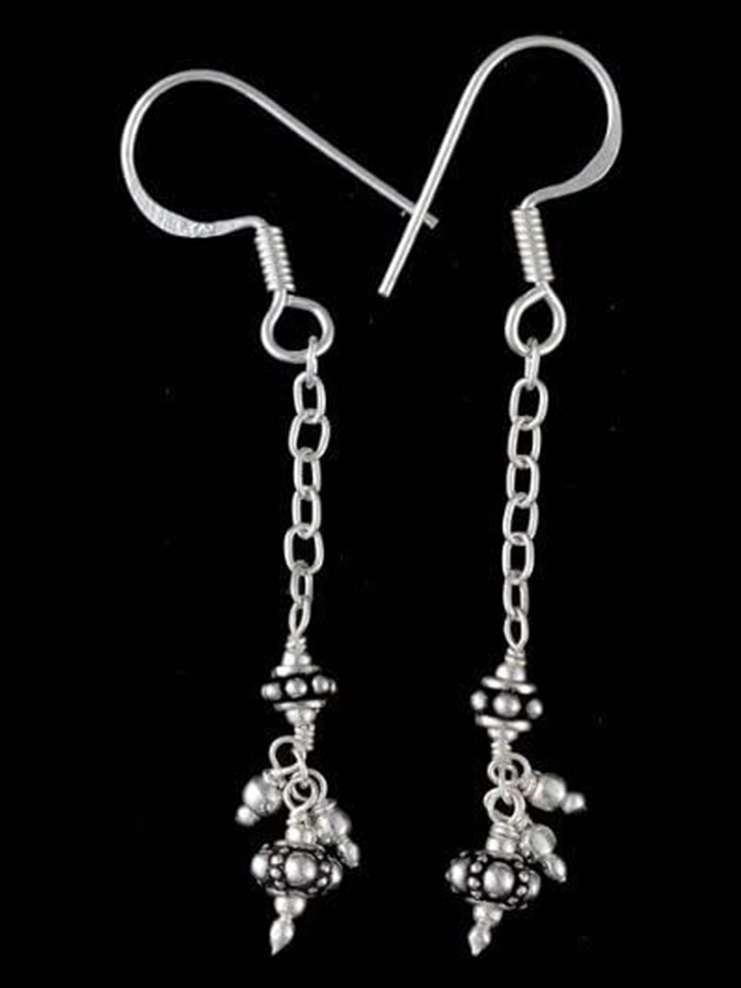 Exotic India Sterling Silver Earrings