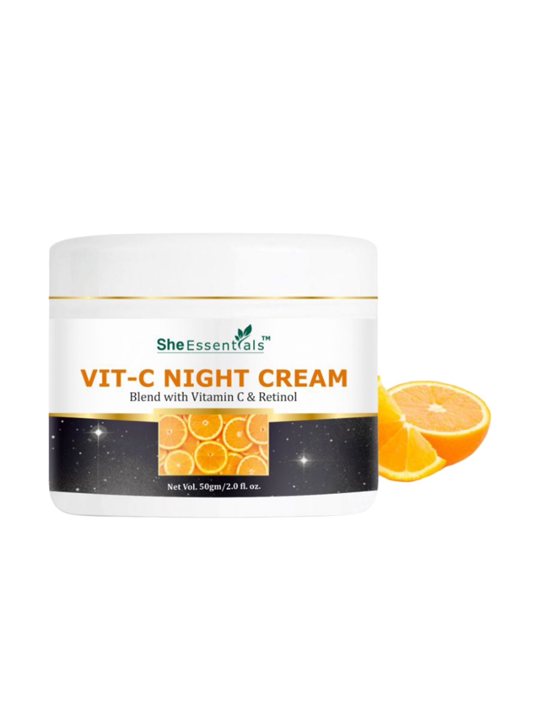 She Essentials Vitamin C & Retinol Night Cream - 50g