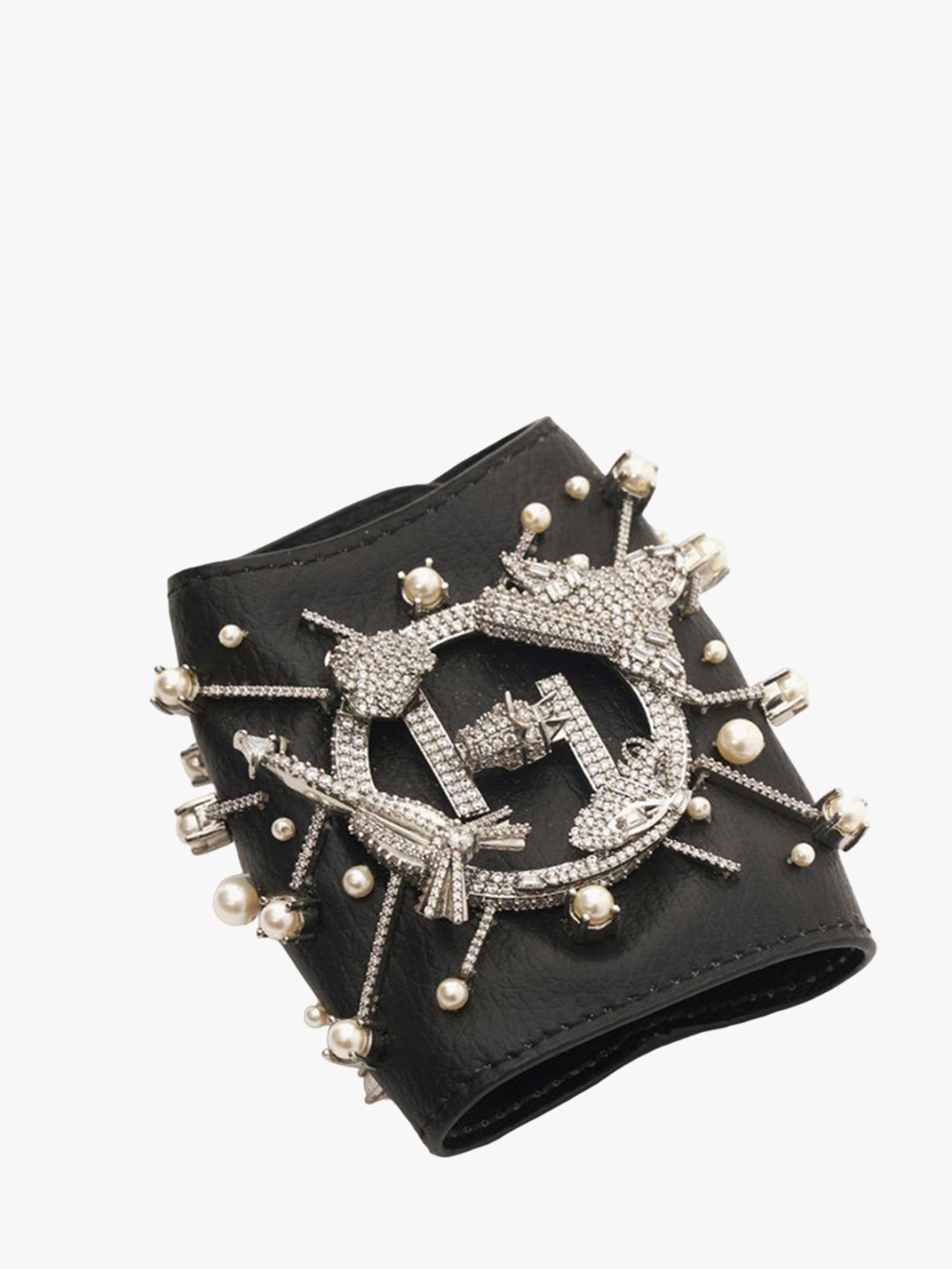 Outhouse Women Leather Fingerless Gloves