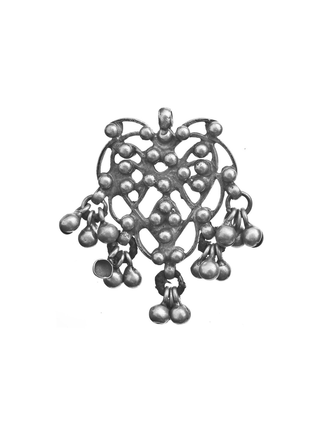 Exotic India Sterling Silver Designer Pendant