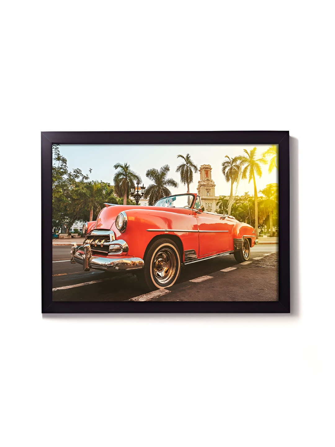 RANDOM Red & Green Abstract Wall Paintings