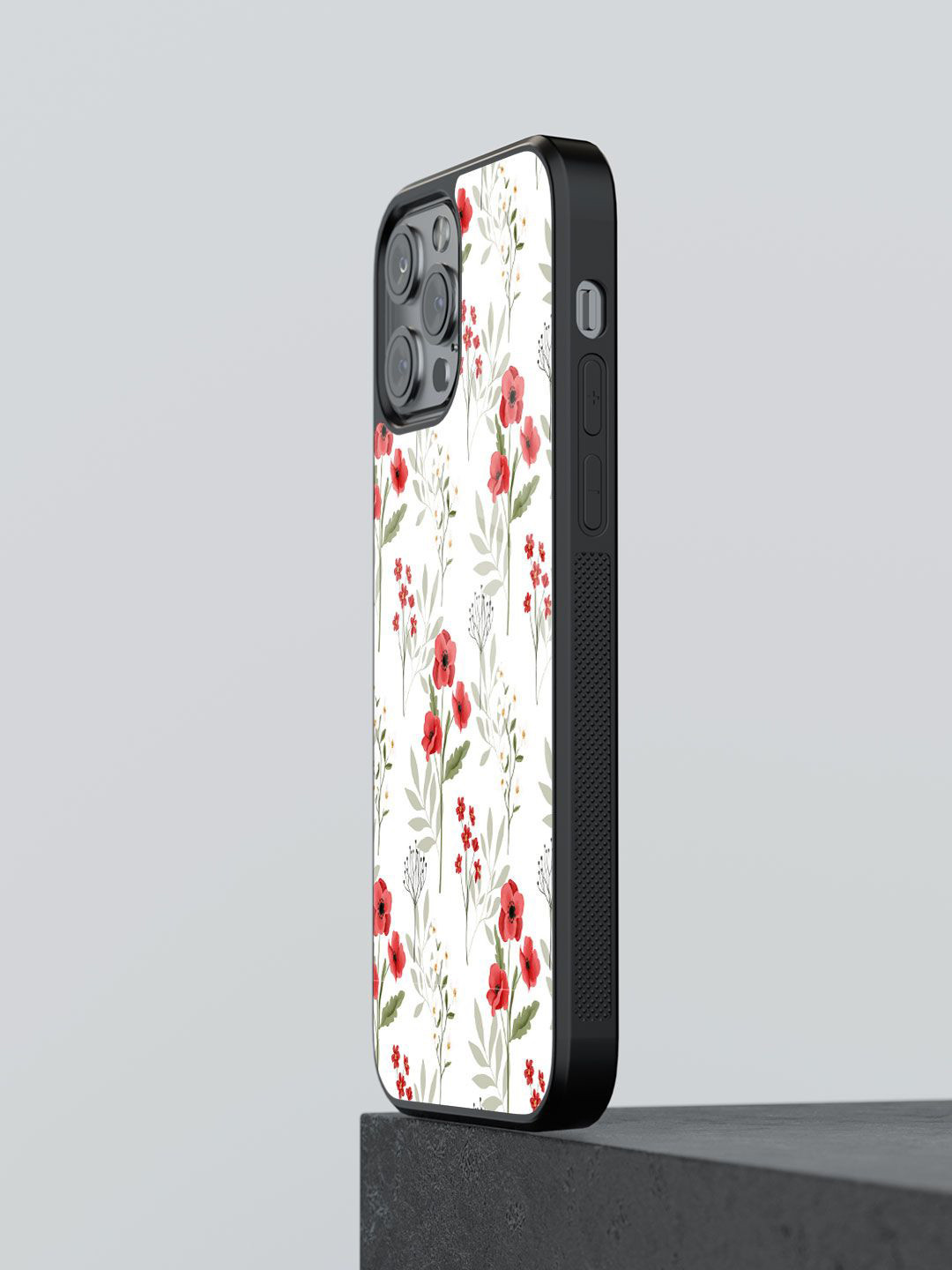 macmerise Floral Printed iPhone 12 Pro Max Back Case Mobile Accessories