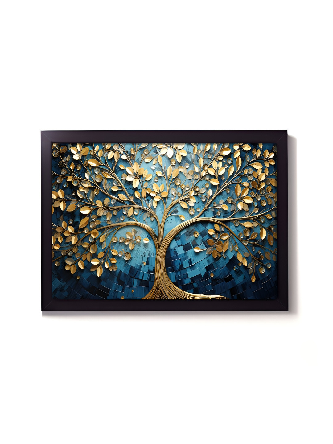 RANDOM Botanica Synthetic Wood Wall Rectangle Paintings Wall Art -11 x 17In