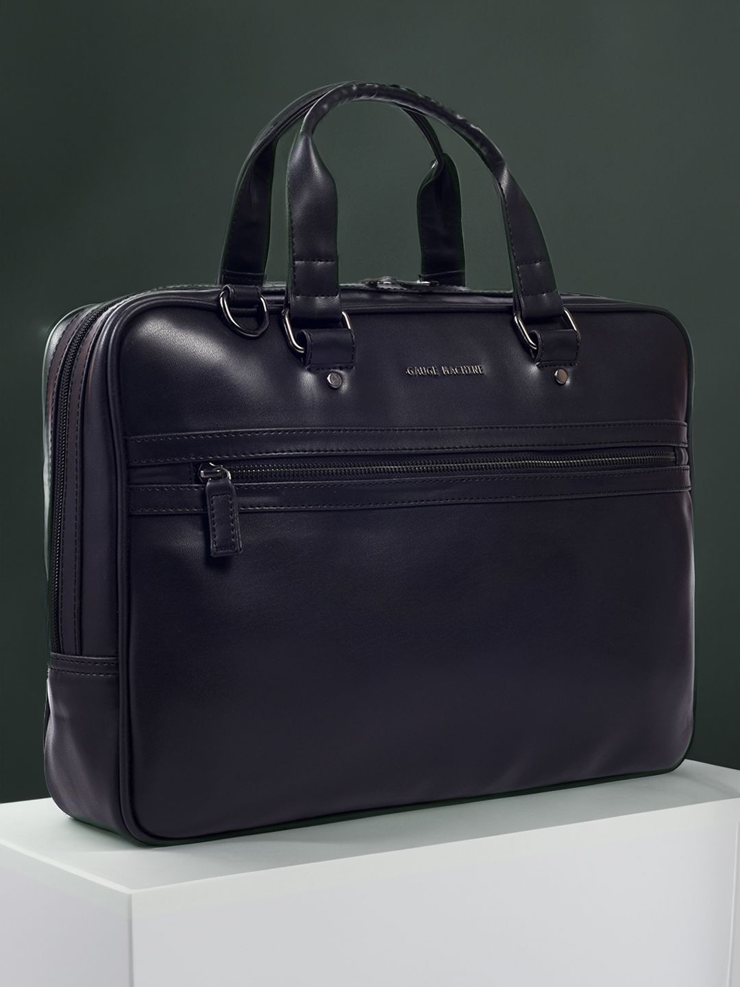 Gauge Machine Unisex PU Laptop Bag