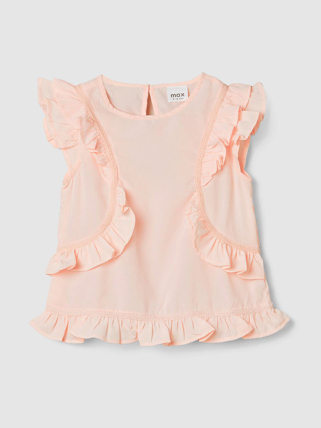 max Flutter Sleeve Cotton Top