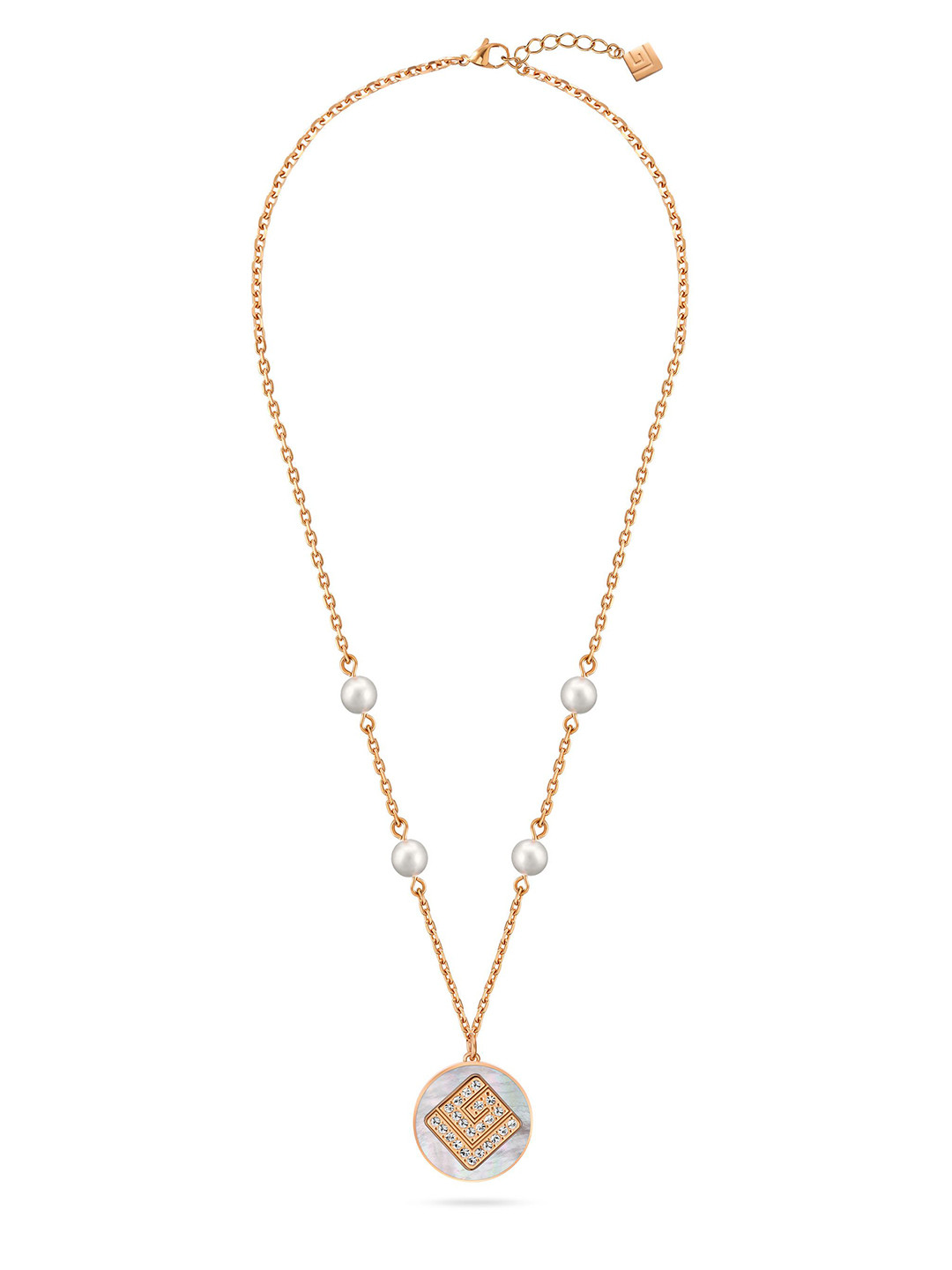 Guy Laroche Gisele Rose Gold-Plated Stainless Steel Necklace