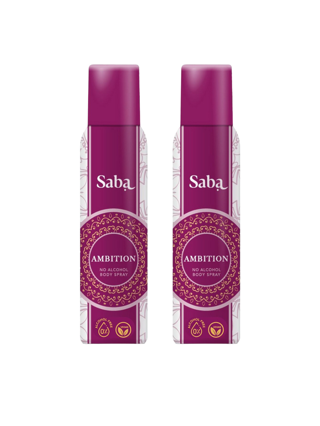Saba Set of 2 Ambition & Fresh Deodorant- 150ml Each