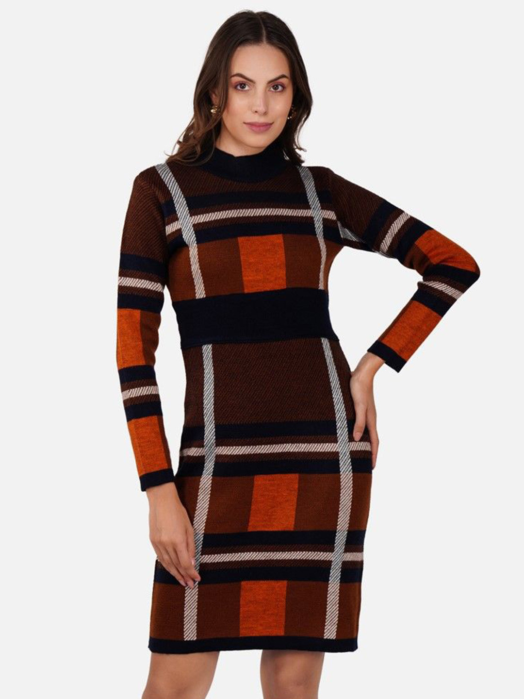 JoE Hazel Checked Sheath Dress
