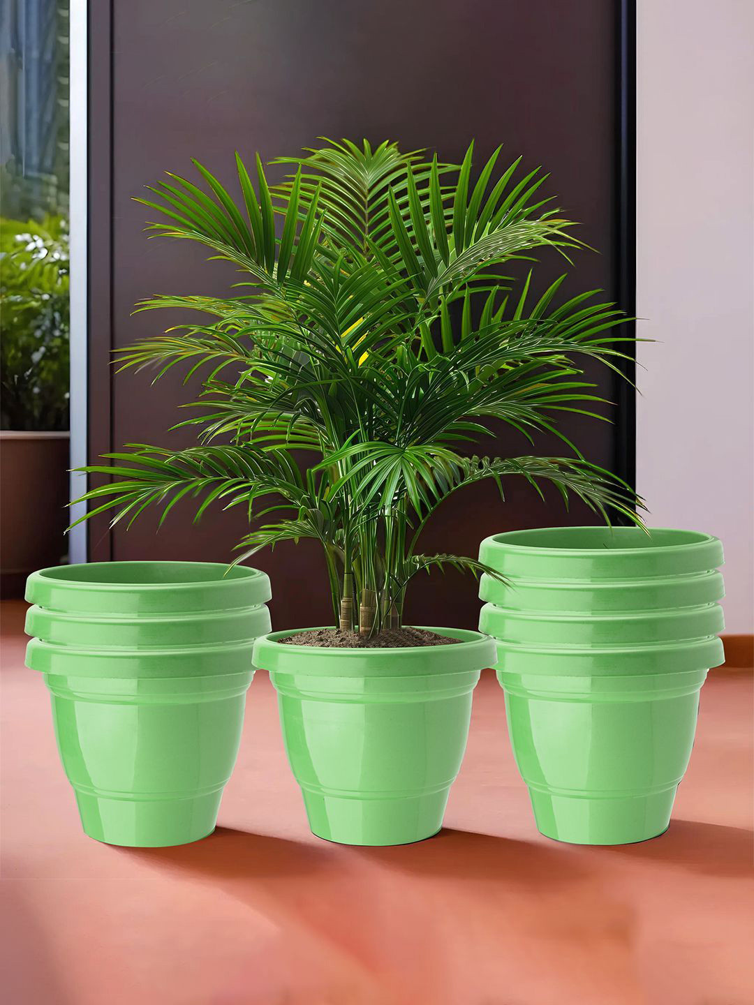 Kuber Industries Green 8 Pieces Planter