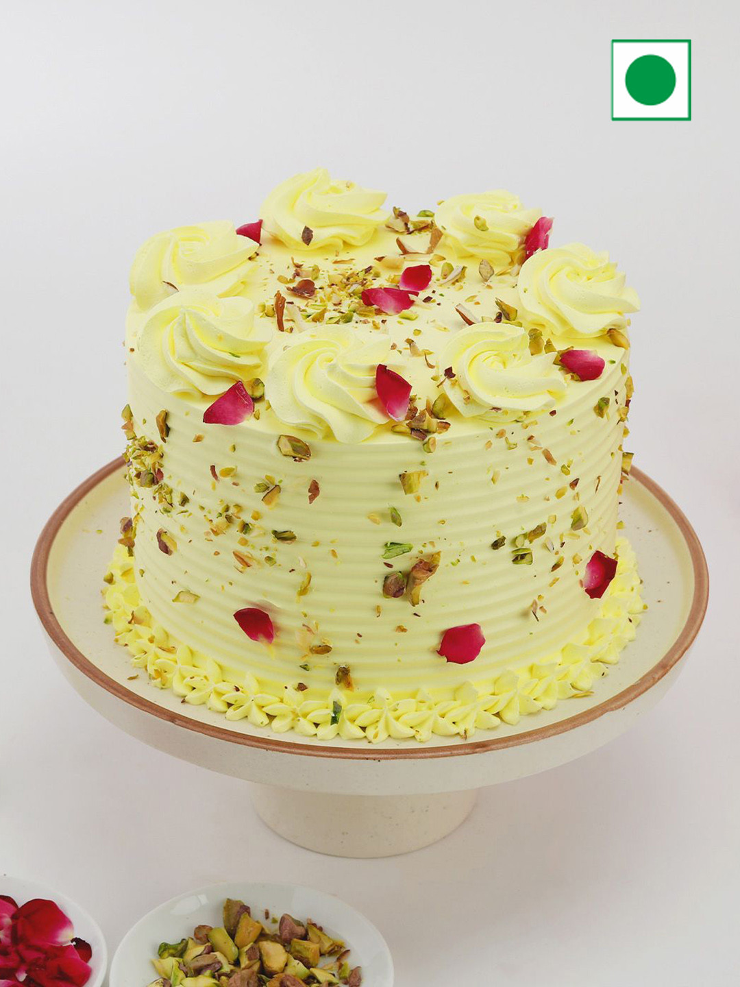 IGP Rasmalai Flavour Eggless Round Cake- 500g