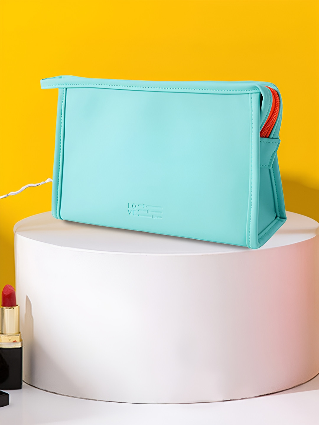 Aura Turquoise Blue & Red Makeup Organisers