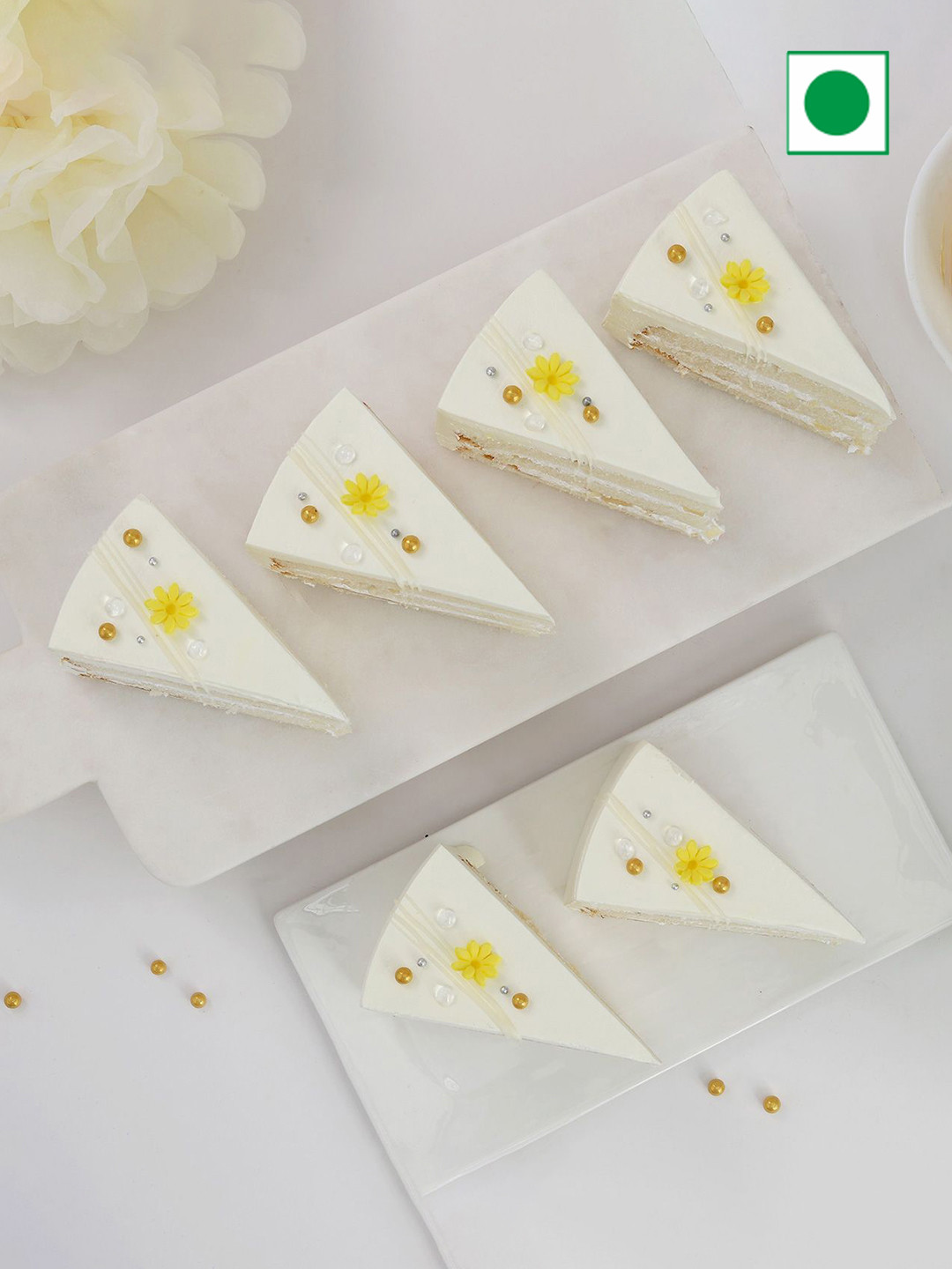 IGP 6Pc Pineapple Flavour Eggless Pastry- 450g