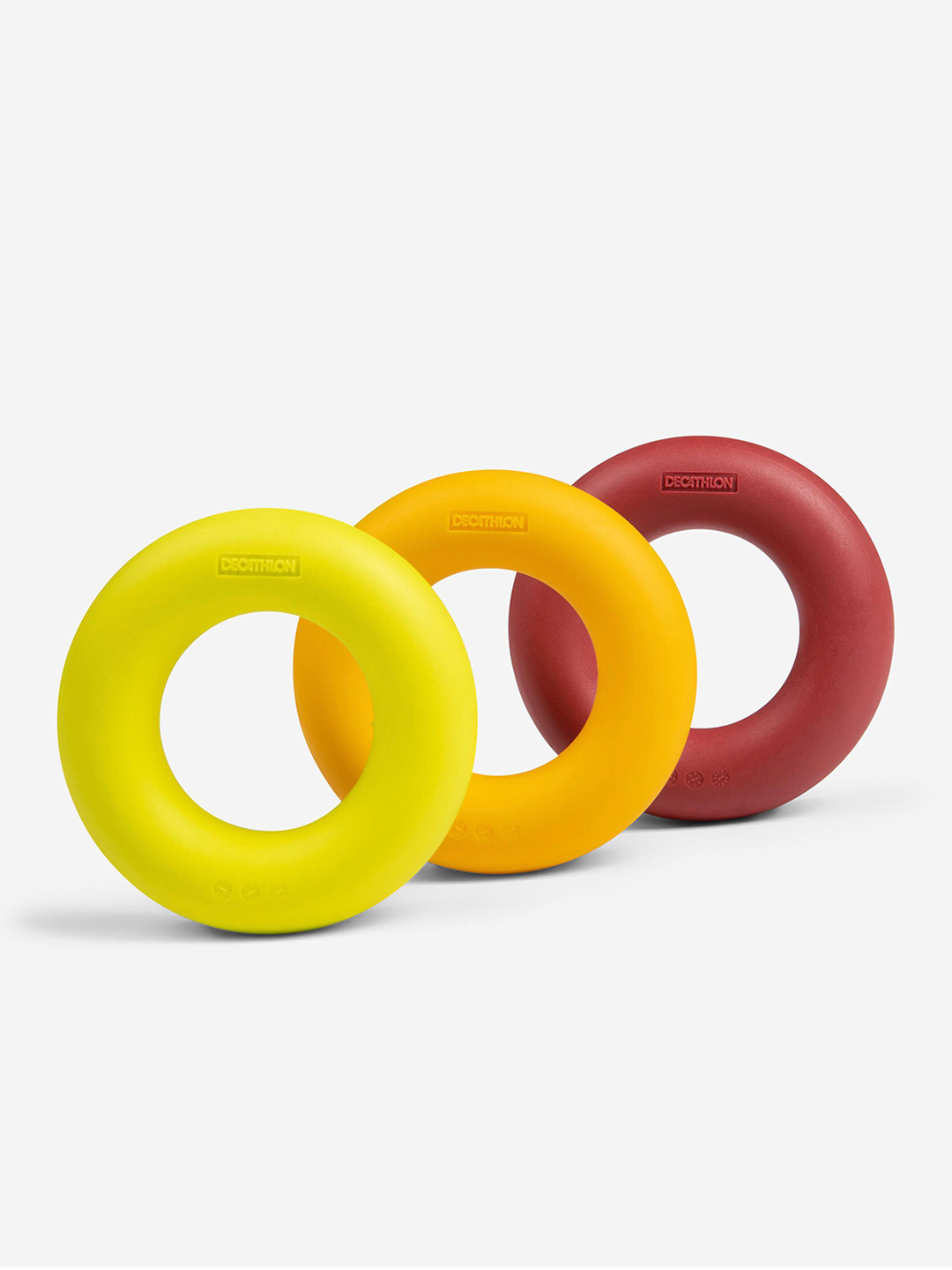 Decathlon Domyos Red Hard-Resistance Weight Training Handgrip