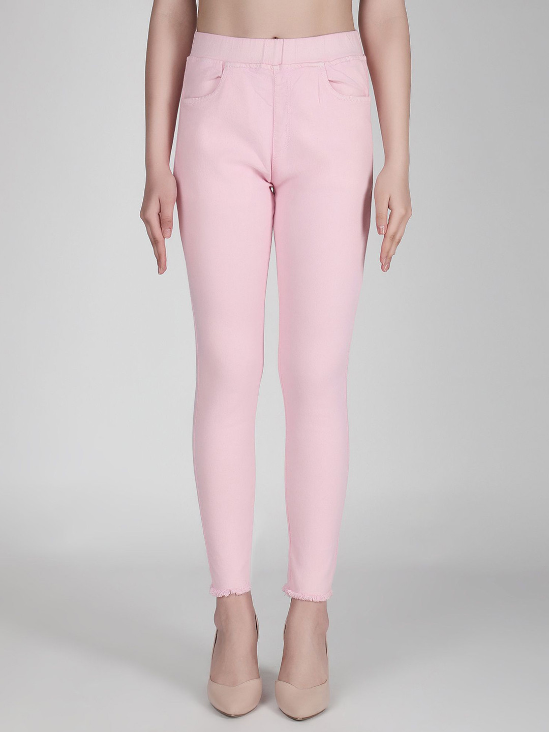 3BUTTERFLIES Women Skinny Fit High-Rise Jeans